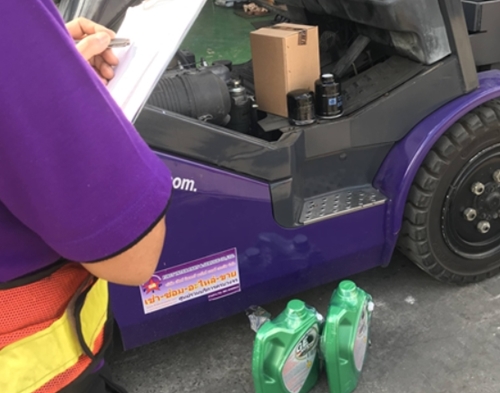 บริการซ่อมรถยก Forklift Handlift